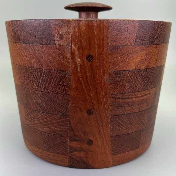 Vintage Ernest Sohn Teak Canister - Picture 3 of 15